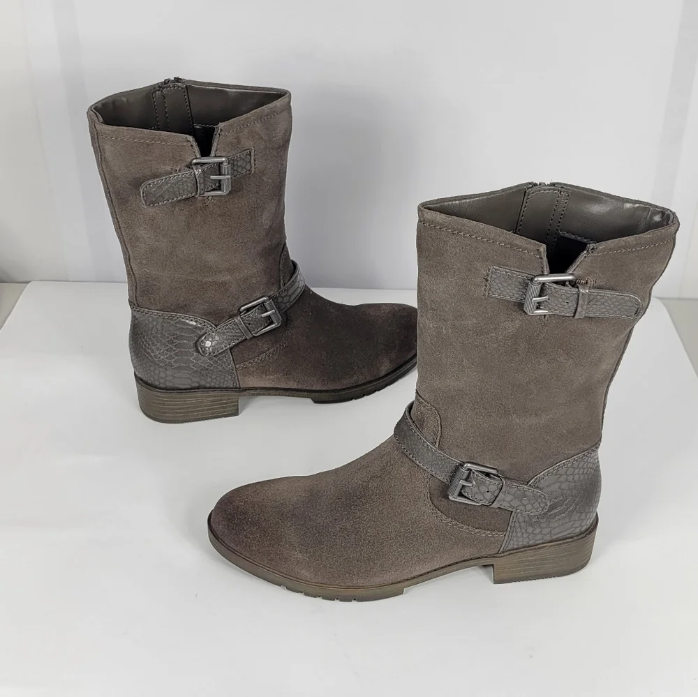 Naturalizer Suede Genna Boots #546 Size 7.5M